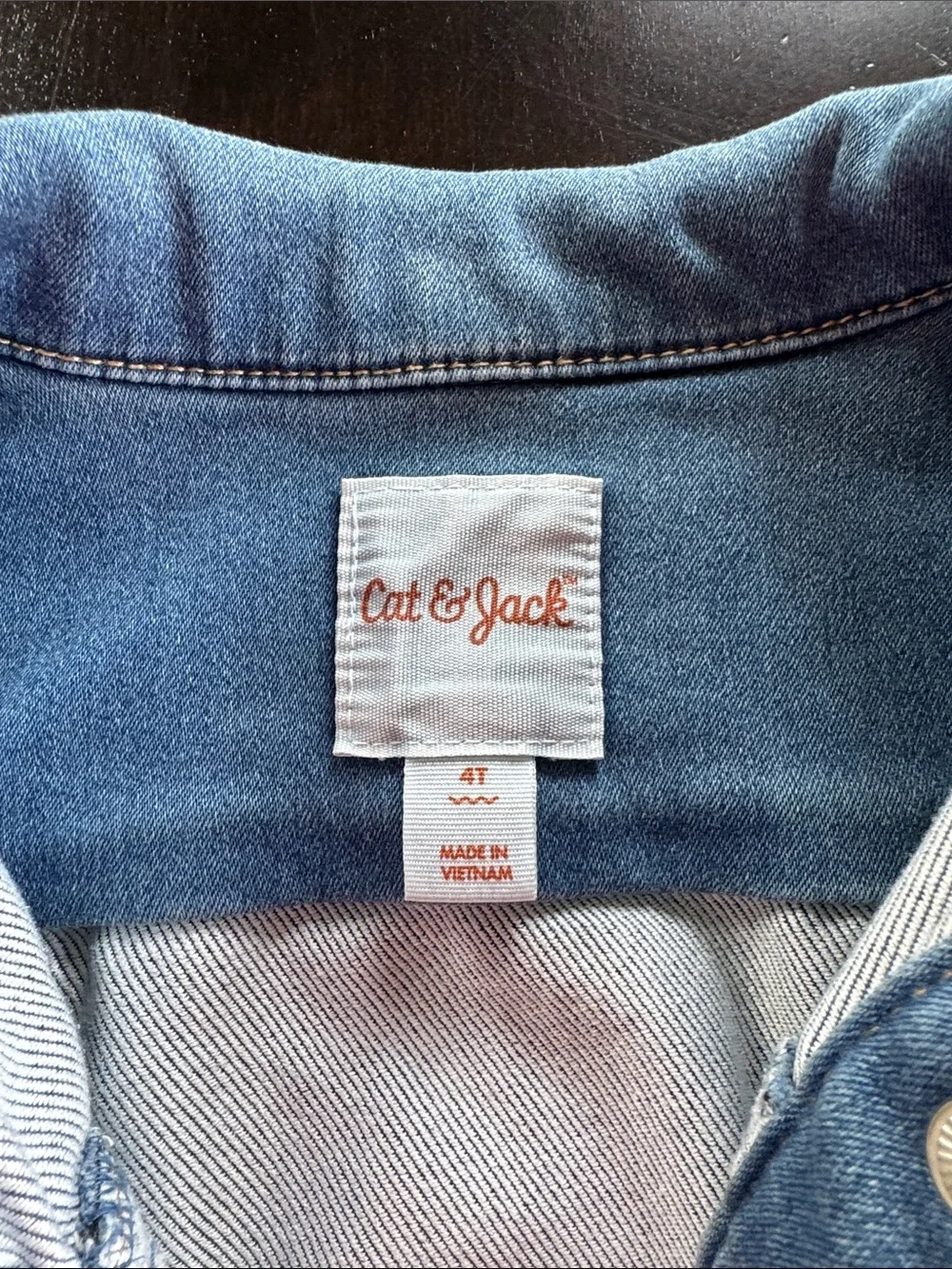 Cat & Jack Boys' Blue Denim Jean Jacket
